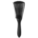 Detangling Brush for Afro America/African Hair Textured 3a to 4c Kinky Wavy/Curly/Coily/Wet/Dry/Oil/Thick/Long Hair, Knots Detangler Scalp Massage Comb Hair Detangler for Women (1 pc, Black) A.DASHER