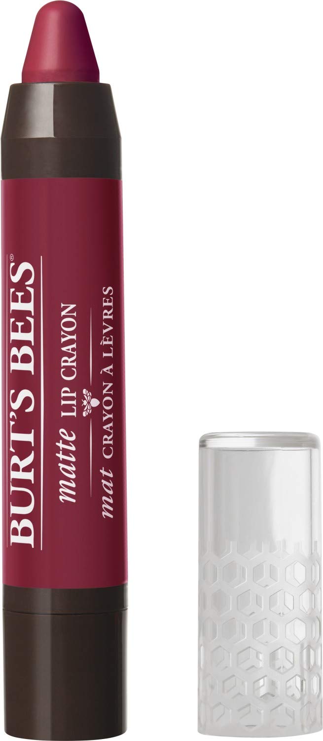 Burt's Bees 100% Natural Origin Moisturizing Matte Lip - 1 Crayon, Napa Vineyard, 0.11 Oz Burt's Bees