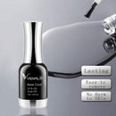 VENALISA 2 PCS 12ml Base Coat and Tempered Top Coat Nail Polish Gel Set UV LED Soak Off Shine Finish and Long Lasting V VENALISA