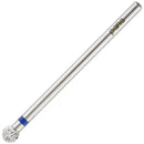 Premium PANA 3/32" Cuticle Clean Nail Carbide Bit for Professional, Nail Salon, Nail Trimmer, Under Nail Cleaner, Electric Drill Machine, Manicure Tools (Silver-Small Ball Head, Medium) PANA