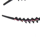 Yeshan Rhinestone and Crystal Headbands For Women with Teeth Comb, Non-slip Hard Plastic Headbands In Wave shape,Pack of 4 Yeshan