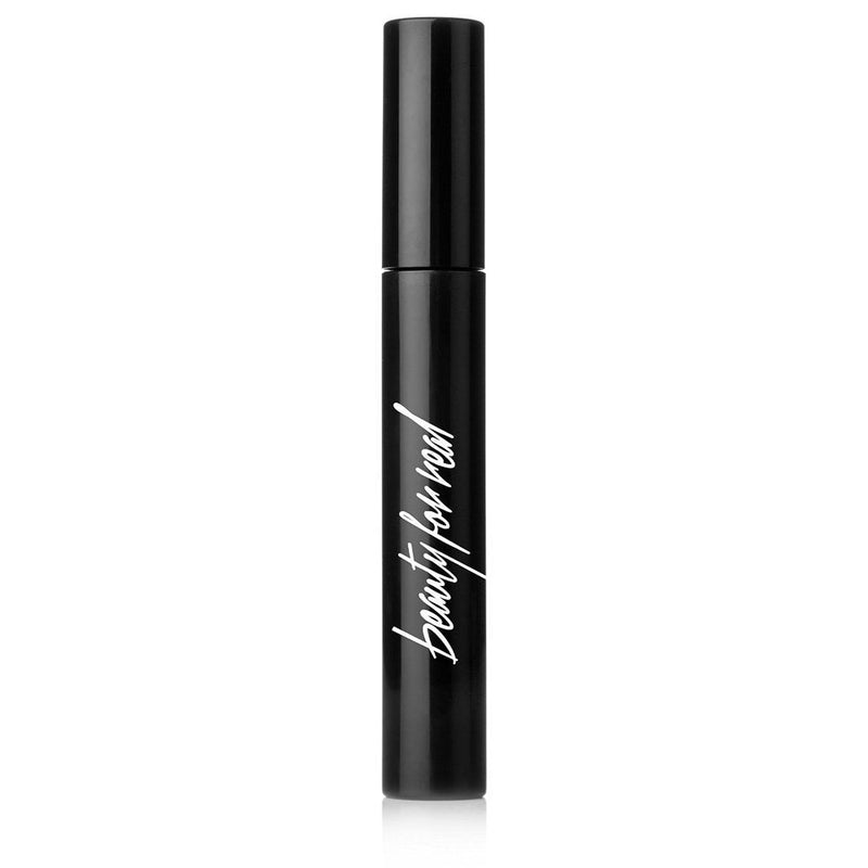 Beauty for Real Hi-Def Mascara, Just Black - Defining & Volumizing Lash Definer, Curls Lashes - Humidity & Smudge Proof - Micro Brush Ensures Versatile Application - 0.31 fl oz Beauty For Real