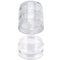 Beauticom 10G/10ML Round Stackable Transparent Plastic Makeup Lotion Cream Cosmetic Ointment Jars with Screw Cap Lid (1 Column (6 Pieces)) Beauticom