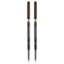 L'Oreal Paris Makeup Brow Stylist Definer Waterproof Eyebrow Pencil, Ultra-Fine Mechanical Pencil, Draws Tiny Brow Hairs and Fills in Sparse Areas and Gaps, Brunette, 0.003 Ounce (Pack of 2) L'Oreal Paris