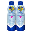 Banana Boat Light As Air, Reef Friendly, Broad Spectrum Sunscreen Spray 6oz. SPF 50 - Twin Pack Banana Boat