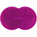 Lilyleaf Makeup Brush Silicone Cleaning Mat with Suction Cups (6.5 x 4.1 inches) - Makeup Brush Cleaner Pad with 5 Textures - Large Makeup Brush Silicone Mat - Portable Makeup Brush Scrubber Mat LILYLEAF MAKEUP ACCESSORIES TO MAKE LIFE EASIER
