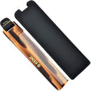 Kent NU22 Handmade All Fine Tooth Pocket Comb for Men, Women and Kids, Hair Comb Straightener for Everyday Grooming Styling Hair, Beard and Mustache, Saw Cut and Hand Polished, Made in England KENT