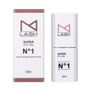 M LASH - SUPER Number 1 Eyelash Adhesive Glue - Strong Hold - 0.5-1s Dry - Retention: 7-8 Weeks - Individual & Volume Eyelash Extensions Supplies - PROFESSIONAL USE ONLY - DO NOT SELF APPLY (5 ML) M