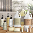 Terra Pure Spa Collection 1 Liter Body Wash Refill Bag For Soap Dispensers | Bulk Toiletries for Vacation Rentals, and Home Bathroom Showers | Green Tea Lemongrass | Set of 3 Infinity Warehouse