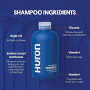 Huron Hair Duo | Nourishing Shampoo & Conditioner Set for Men | Cleanse, Strengthen & Hydrate | Sulfate-Free, Paraben-Free, Vegan | Designed for Daily Use on All Hair Types (2 Pack) Infinity Warehouse