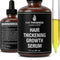Hair Growth Serum - Hair Loss Prevention Treatment by Hair Thickness Maximizer. Best Natural Oils For Thinning Hair. Replenish Hair Follicles for Men, Women. Thickening Leave In Conditioner Serum 2oz Hair Thickness Maximizer
