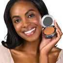PÜR MINERALS 4-in-1 Pressed Mineral Makeup Powder Foundation with SPF 15 - Concealer & Finishing Compact Pressed Powder for Face - Buildable Medium to Full Coverage Foundation Powder Infinity Warehouse