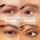 LAURA GELLER NEW YORK Sculpt-n-Stay Waterproof Brow Pencil & Gel- Taupe Infinity Warehouse