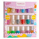 TOMICCA Kids Nail Polish Set Rainbow Candy Colors Non-Toxic Washable Super Sparkly Odorless Peel Off Natural Safe Nail Polish Set Quick Dry Nail Polish Gifts Toys Kit for Girls Kids TOMICCA