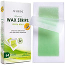 Avashine Body Wax Strips, Waxing Kit Contains 64 Strips Avashine