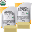 Organic Cocoa Butter 2 lb — USDA Certified by Mary Tylor Naturals — Raw Unrefined, Non-Deodorized, Rich In Antioxidants — for DIY Recipes, Lip Balms, Lotions, Creams, Stretch Marks Mary Tylor Naturals