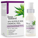Glycolic Acid 30% AHA Chemical Peel - Blackhead, Dark Spot & Scar Removal & Treatment for Face - AHA Peeling Solution, Professional at Home Facial Exfoliant - Lactic Acid & Vitamin C - 1 oz InstaNatural
