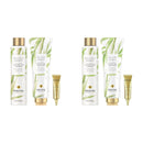 Pantene Shampoo and Conditioner Set Plus Hair Mask Rescue Shot Treatment, with Bamboo, Nutrient Blends Hair Volume Multiplier Infinity Warehouse