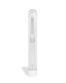 quip Adult Electric Toothbrush - Sonic Toothbrush with Travel Cover & Mirror Mount, Soft Bristles, Timer, and Metal Handle - Silver Quip