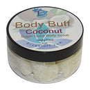 Diva Stuff Sugar Cube Body Buff Scrub, Exfoliates and Hydrates Skin, Pairs With Our Crepey Skin Cream - Coconut, 8 oz (Made in the USA) Diva Stuff