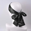 Wig Grip Band Satin Edge Laying Scarf For Women Lace Frontal Wigs 1 Pcs Hair Wrap For Hair Laying Down Edges (Black-1) Bevisun