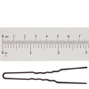 Marilyn Faye's U-Shaped Crinkled Hair Pins (Set of 12) (3 inch, Black) Marilyn Faye's