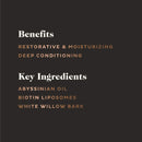 Scotch Porter Restorative Leave-In Beard Conditioner for Men | Deeply Conditions, Softens & Shines | Formulated with Non-Toxic Ingredients, Free of Parabens, Sulfates & Silicones | Vegan | 4oz Bottle Scotch Porter