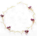 The Crafty Owl Flowers/Pearl Garland Leaf Bridal Wedding/Sweet Sixteen/Flower Girl/Quinceanera Crown Headdress (Pearl Pink Headdress) The Crafty Owl