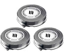 SH30 Replacement Heads Compatible with Philips Norelco Series 3000, 2000, 1000 Shavers and S738 Click and Style, with 9 Durable Sharp Blade, ComfortCut Shaving Heads SH30/52 by RazorShop SR