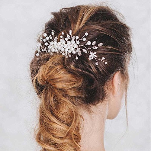 Aukmla Wedding Hair Combs Bridal Hair Accessories Decorative Headpieces for Women and Girls Aukmla