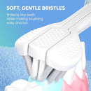 Well Before Kids U Shaped Electric Toothbrush with 5 Brush Heads, Ultrasonic, 5 Modes, IPX7 Waterproof Design (Spaceman, Grey Ages 2-7) Infinity Warehouse