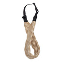 Braided Headband Hair Chunky Braided Headband Plaited Hair Band Wide Plaited Braids Elastic Stretch Braid Hairband Synthetic Hairpiece For Girls And Women (Large-five strands braided, 18/613) S-noilite