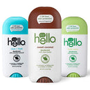 hello Deodorant With Shea Butter for Women + Men, 24 Hour Odor Protection - Sweet Coconut, Fresh Citrus, and Clean + Fresh, No Aluminum, + No Baking Soda, Vegan & Parabens Free, 2.6oz, 3 count hello