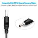 SoulBay 4.2V AC Adapter Charger Cord for Wahl Trimmer Clipper 9818 9818L 9854L 9864 9876L 9880L 9888L Lithium Ion Beard Shaver Groomer S003HU0420060 S004mu0400090 Class 2 Power Supply Replacement SoulBay