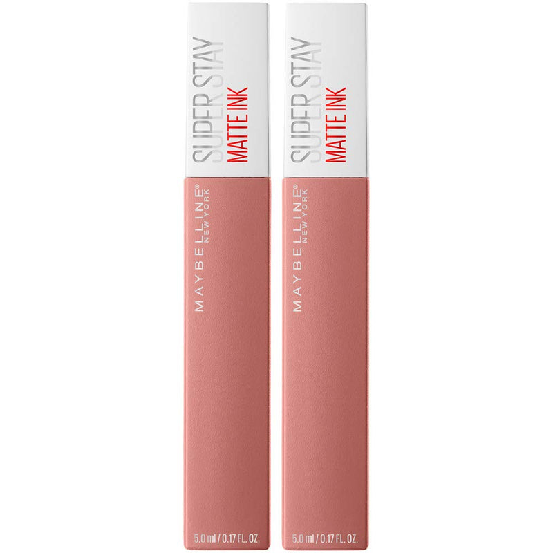 Maybelline Super Stay Matte Ink Liquid Lipstick Makeup, Long Lasting High Impact Color, Up to 16H Wear, Hustler, Red Brown, 1 Count, Packaging May Vary Infinity Warehouse