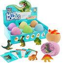 Bath Bombs for Kids - Kids Bath Bomb with Surprise Inside - Dinosaur Toys Gift for Boys and Girls Ages 3 4 5 6 7 & 8 Years Old Easter Toy Kid Gifts - Fun Educational Bath Toys. Dino Egg Fizzy Set Dan&Darci