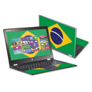 MightySkins Skin Compatible with Lenovo IdeaPad Yoga 2 Pro 13.3" Touchscreen wrap Sticker Skins Brazilian Flag MIGHTY SKINS