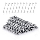 Silver Bobby Pins,MORGLES 120Pcs Bobby Pins for Gray Hair Bob Pins Bulk Secure Hold Hair Pins with Box, (Silver,2 Inches) MORGLES
