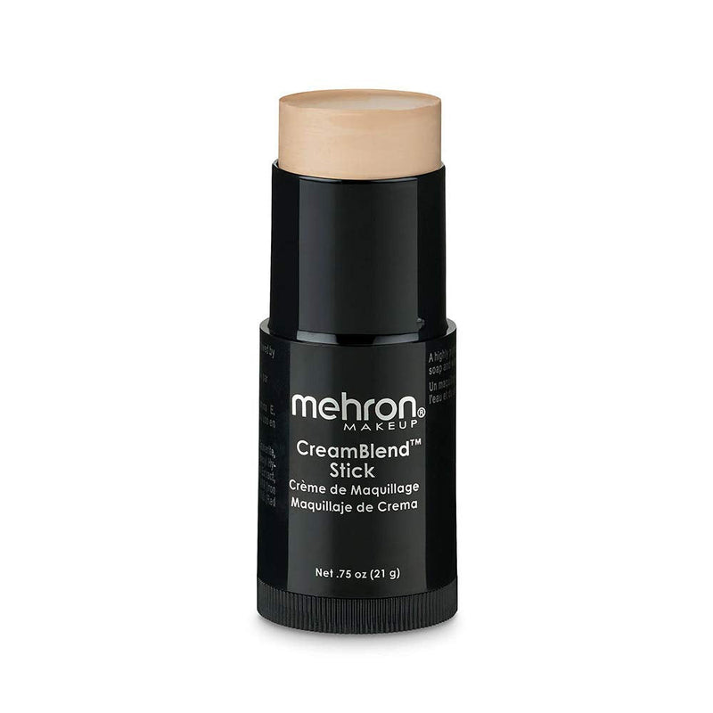 Mehron Makeup CreamBlend Stick - Foundation (.75 oz) Light 3) Mehron