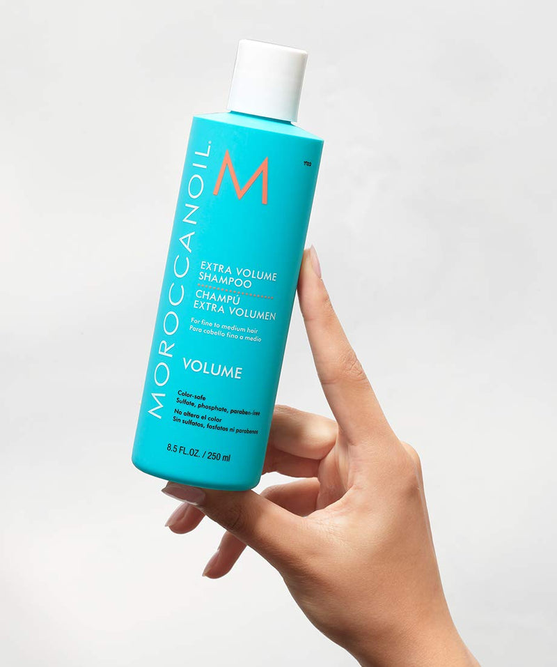 Moroccanoil Extra Volume Shampoo and Conditioner martinandmark.com