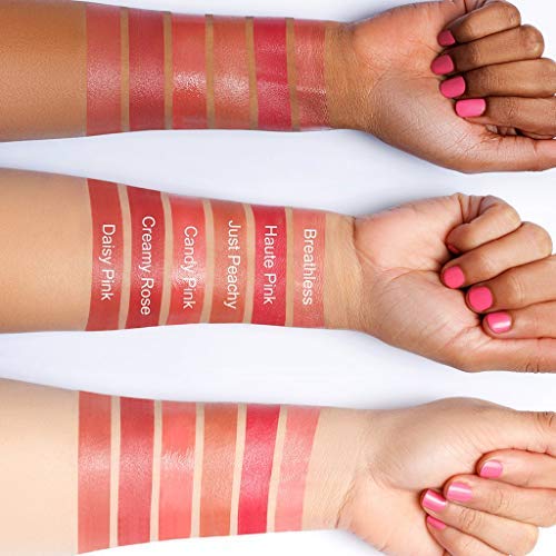 True + Luscious Super Moisture Lipstick - Vegan and Cruelty Free, Non Toxic Formula - 0.12oz, Shade: Daisy Pink True + Luscious