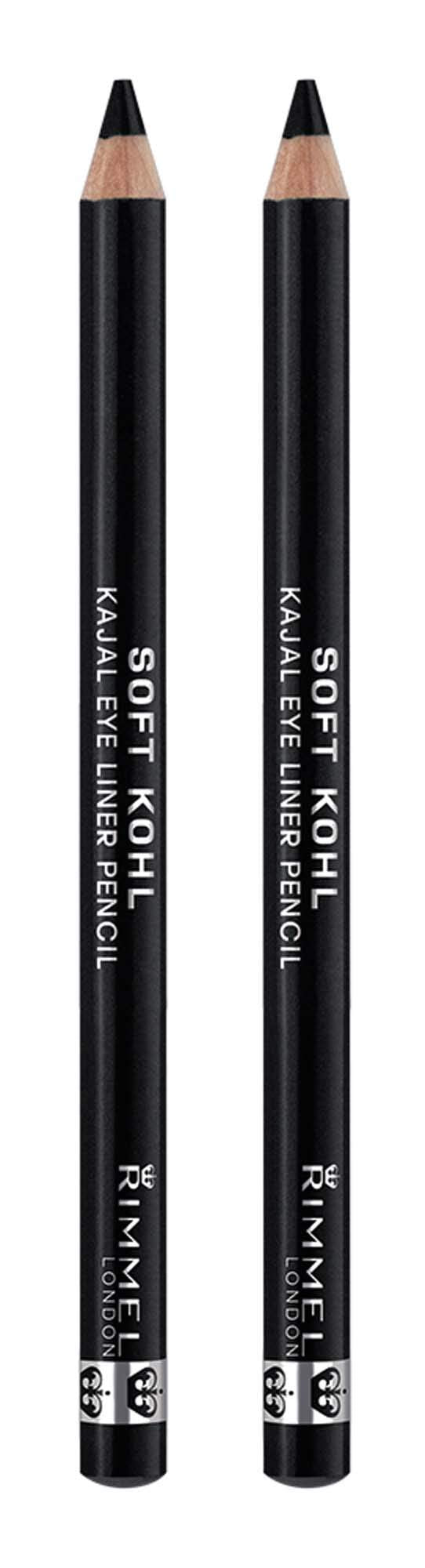 Rimmel Soft Kohl Kajal Eyeliner in Jet Black, 2 Pack Rimmel
