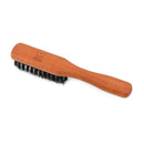ZEUS 100% Boar Bristle Beard and Moustache Brush with Handle for Untangling Beard Hairs - Made in Germany (FIRM BRISTLES) - J91 ZEUS