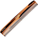 Kent 6T 6.9 Inch Double Tooth Hair Dressing Comb, Fine and Wide Tooth Dresser Comb For Hair, Beard and Mustache, Coarse and Fine Hair Styling Grooming Comb for Men, Women and Kids. Made in England KENT