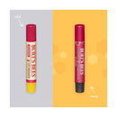 Burt's Bees Lip Balm, Moisturizing Lip Shimmer With Vitamin E & Coconut Oil, 100% Natural, Rhubarb, 0.09 Ounce (4 Pack) Burt's Bees