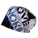 ANOKII CO Bouffant Hair Cap - Premium Adjustable Bonnet-Euro Style-Ponytail Cap Head Cover for Women (ANOKII White/Navy, 1) ANOKII CO