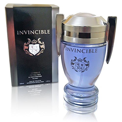 Invincible Eau De Toilette Spray Perfume, Fragrance For Men- Daywear, Casual Daily Cologne Set with Deluxe Suede Pouch- 3.4 Oz Bottle- Ideal EDT Beauty Gift for Birthday, Anniversary NovoGlow