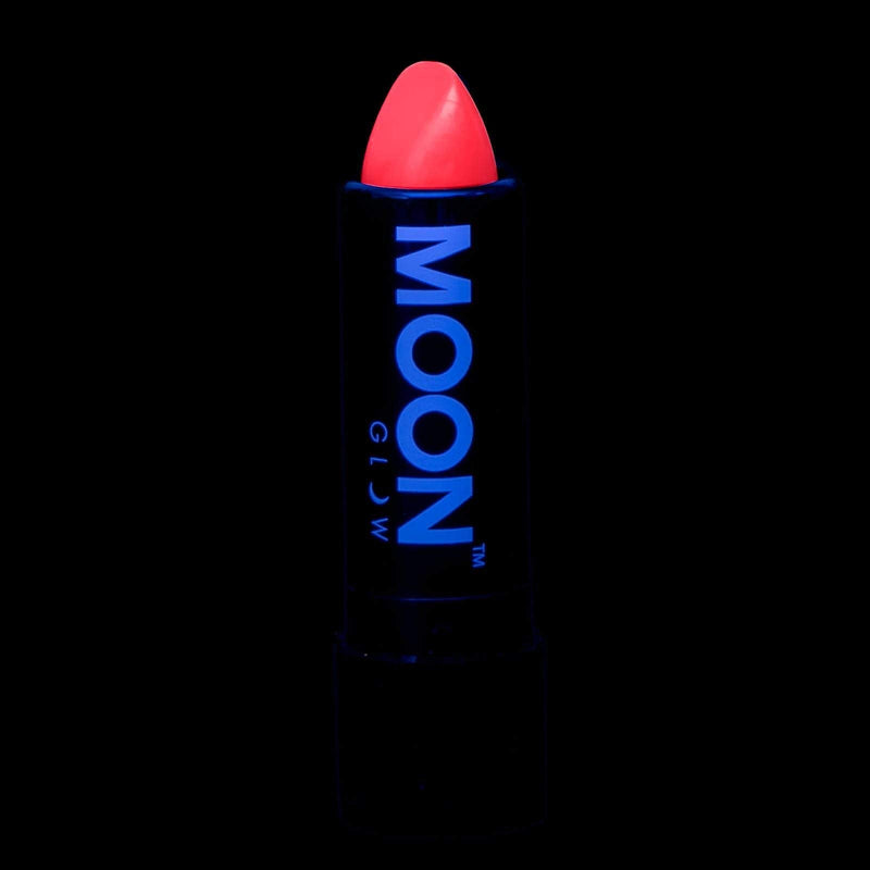 Moon Glow - Blacklight Neon UV Lipstick 0.16oz - Pastel Coral – Glows Brightly Under Blacklights/UV Lighting! Moon Glow