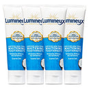 Lumineux Teeth Whitening Toothpaste 4-Pack - Natural & Enamel Safe for Sensitive Teeth & Whiter Teeth - Certified Non-Toxic, Fluoride Free, No Alcohol, Artificial Colors, SLS Free & Dentist Formulated Oral Essentials