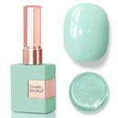 Double Rhythm 0.5 Oz Gel Nail Polish Neutral Natural Same Color Same Bottle Translucent Light Milky Pastel 15ML Manicure French Design Art DIY at Home (Pearl Green-B1146) Infinity Warehouse